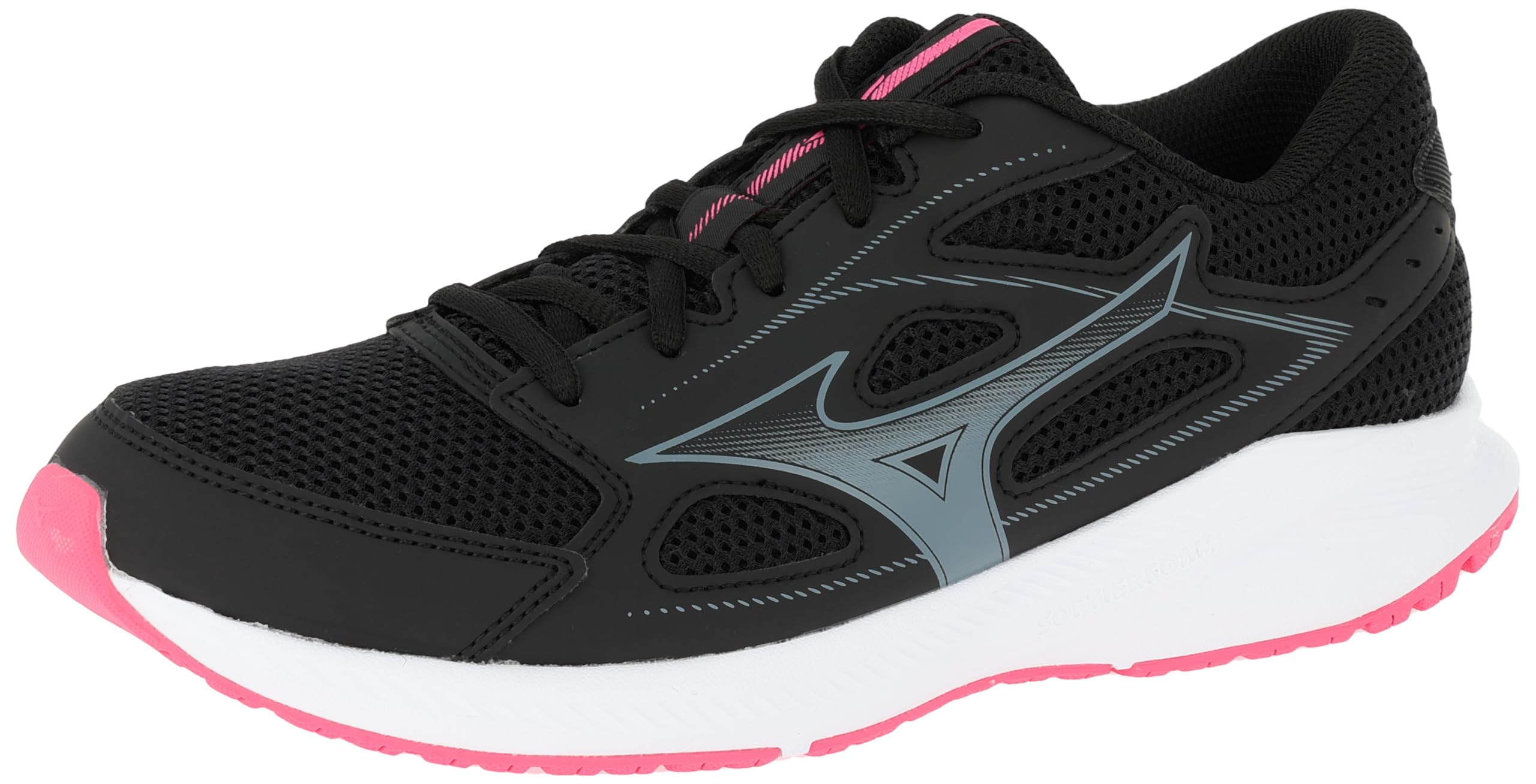 

Mizuno Кроссовки для бега Maximizer 26 для женщин, черные x угольно-серые x 3E, розовые, 24,5 см,