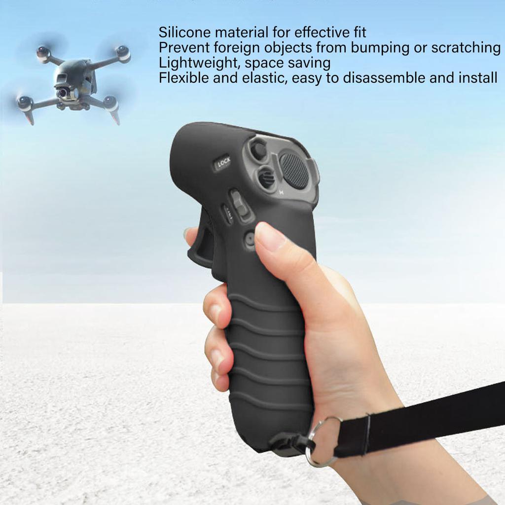 Drone Controller Rocker Cover Silicone Sleeve Protector with Lanyard for Avata Accessories