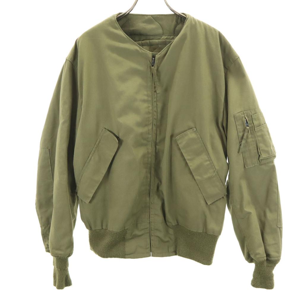 US ARMY 80s Old CVC Tankers Jacket khaki Inner tag, collar missing Men's Used
