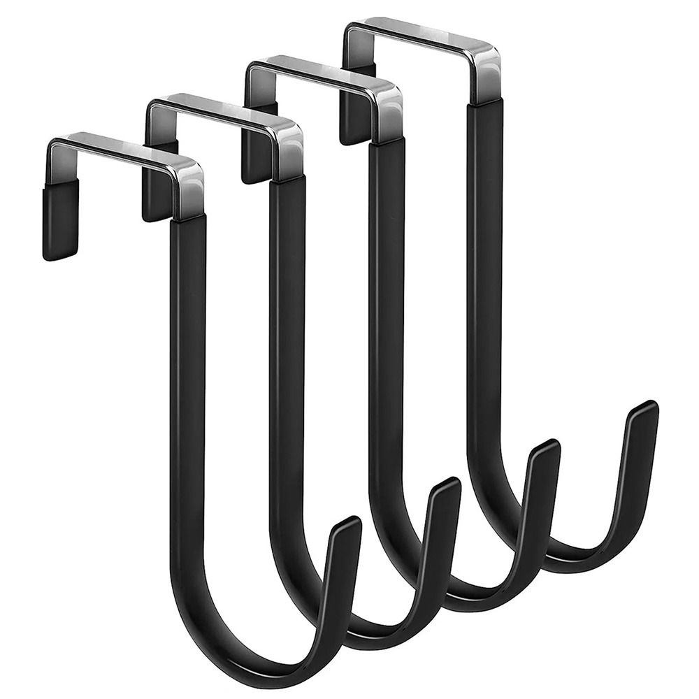 1Pcs Bathroom Bedroom Kitchen Over The Door Hooks Hanging Organizer Clothes Storage Holder