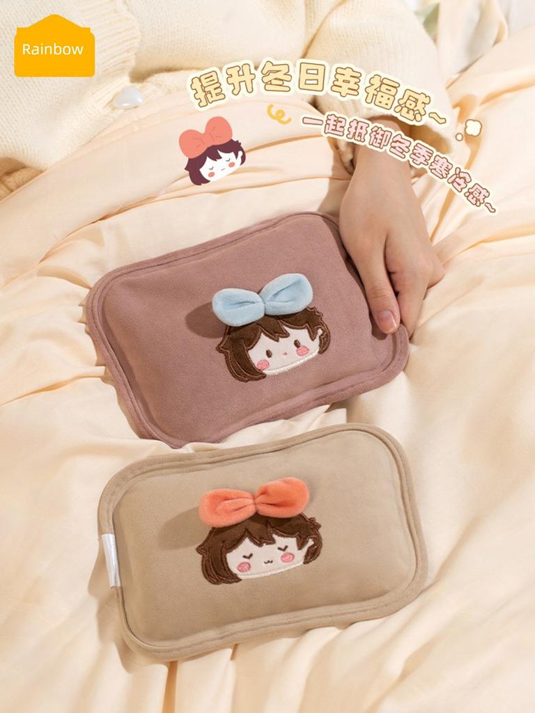 Tianhong Mini Rechargeable Explosion-Proof Hot Water Bag Children's Anti-Scald Suede Hot-Water Bag Pocket Electric Warming Warmer