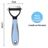 Pet Comb, Double-sided Open-knot Comb, Cleaning and Hair Removal, Cat Comb, Dog Comb, Dog Pet Comb, Pet Open-knot Comb