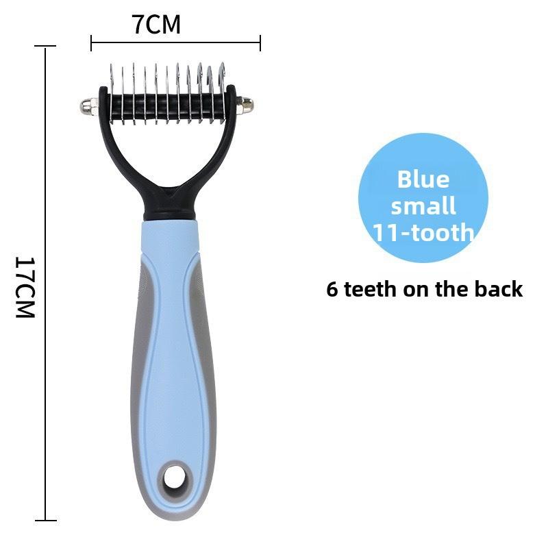 Pet Comb, Double-sided Open-knot Comb, Cleaning and Hair Removal, Cat Comb, Dog Comb, Dog Pet Comb, Pet Open-knot Comb