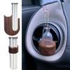 Car Vent Flower Vase Car Vase Vent Clip Plant Holder Hydroponics Wooden Stand Small Ornament Plant Terrarium For Men Women