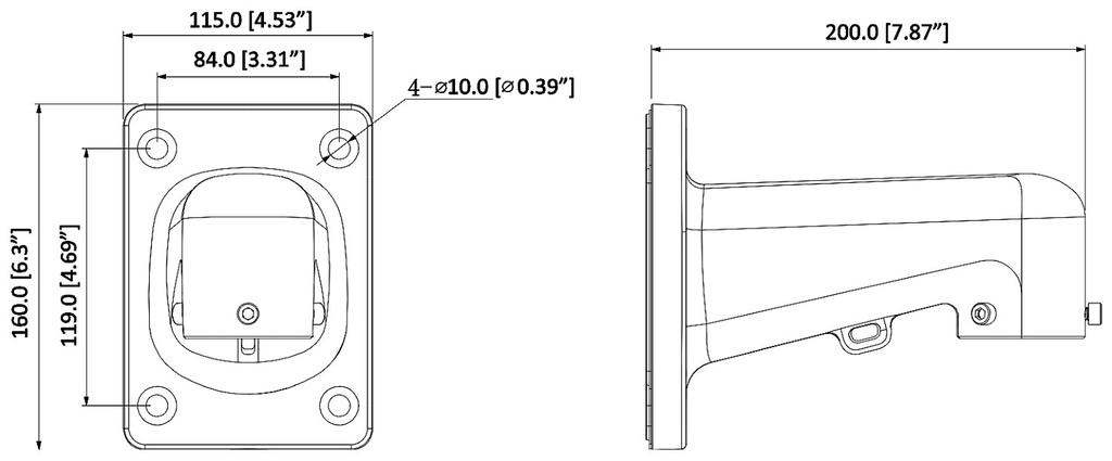 UCHWYT KAMERY PFB305W DAHUA