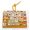26 Grids Keyboard Button Cat Keychain Creative Fidget Stress Relief Toy for Children School Bag Pendant Decor