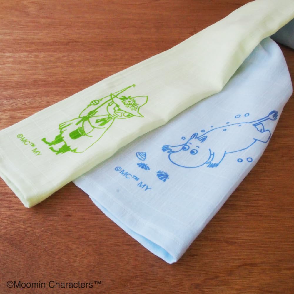 Miyamoto Moomin Cooling Gauze Towel 34 X 90 Made In A Cool Towel That Can Be Used by Wetting and Wringing It Boat, Approx. Cm, Japan. Out.