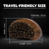 Beardo 100% Boar Bristle Beard Brush for Men | Wooden Grooming Tool | Travel-Friendly Ergonomic Design | Detangles & Styles Beard