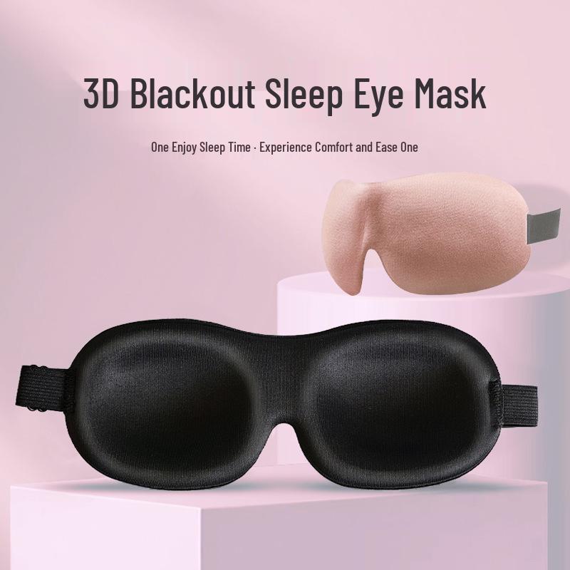 3D Stereoscopic Light Blocking Eye Mask - Customizable Sleep Mask for Complete Darkness