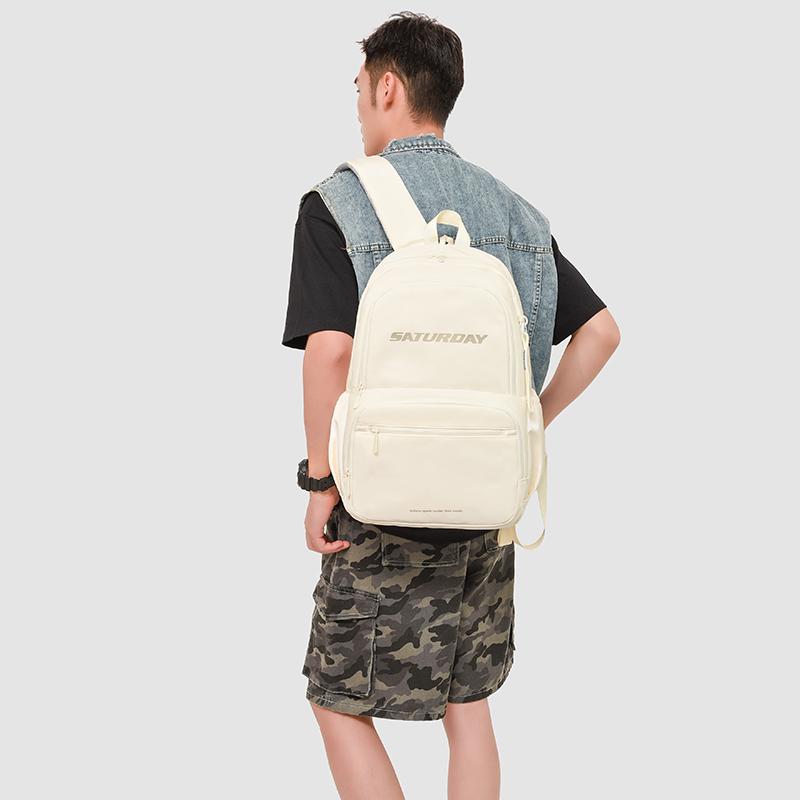 Student Large Capacity Schoolbag Men's Lightweight Travel Backpack