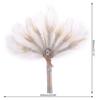 Handheld Crystal Flapper Fan Bridal Bouquet Fan for Dance Party Dropshipping