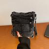 Vintage Butterfly Printing Denim Bag Crossbody Bag