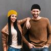 Men And Women Wool Beanie Hat Skullies Beanies, Solid Fashion Simple Warm Trendy Autumn Winter Design, For Daily Casual Wear