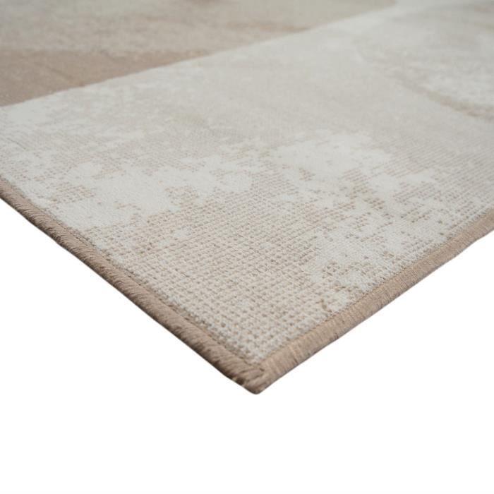 Modern Rug Geometric Patterns Beige 160x230