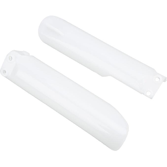 Front Fork Cover,Motocycle Fork Guard Protector White Front Shock Guard Cover Replacement for CR125 CR250 CE500 CRF450 CRF 250