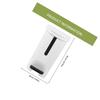 10L Step-on Trash Can Foot Pedal Operated Hands- Bathroom Living Room Nordic Style Sealed Odorless Waste Container