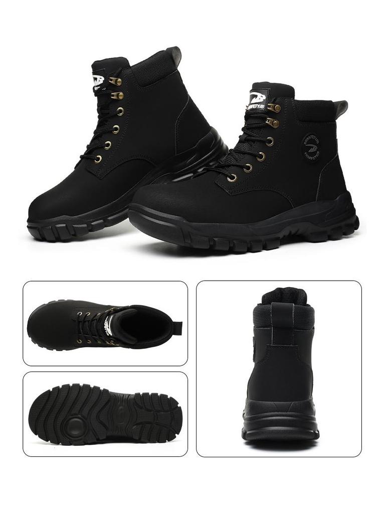 Cross-Border Winter Men's Lightweight Protective Shoes - Anti-Smash, Anti-Puncture, Comfortable & Durable for Long Wear