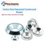 Galvanized Carbon Steel Fish Eye Countersunk Washer with Recessed Hole for Flat Head Screws (M4, M5, M6)