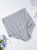 New high-waisted knitted women's briefs, threaded comfortable, light and breathable pregnant mother underwear