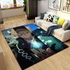 World Trigger Anime Cartoon Bereichsteppich, Teppich für Wohnzimmer Schlafzimmer Sofa Fußmatte Dekoration, Kinder Spiel Rutschfeste Bodenmatte