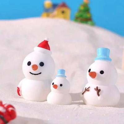 Miniaturní figurky Sněhulák Los Santa Claus Ozdoby pro mikro krajinu Na vánoční dekorace Doplňky na stůl Hoom Dekorace pokoje