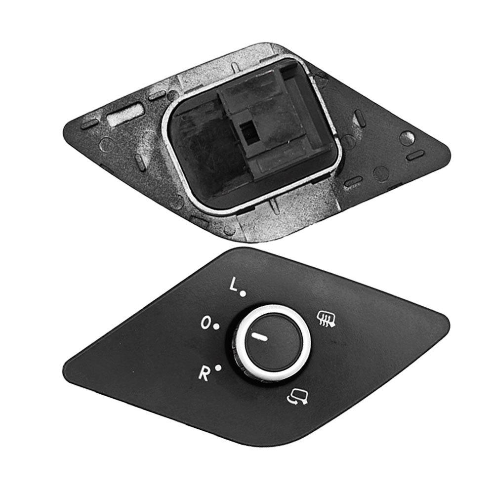 6-Pin Rearview Mirror Adjustment Knob Switch Compatible with Volkswagen Jetta Reversing Mirror Neutral