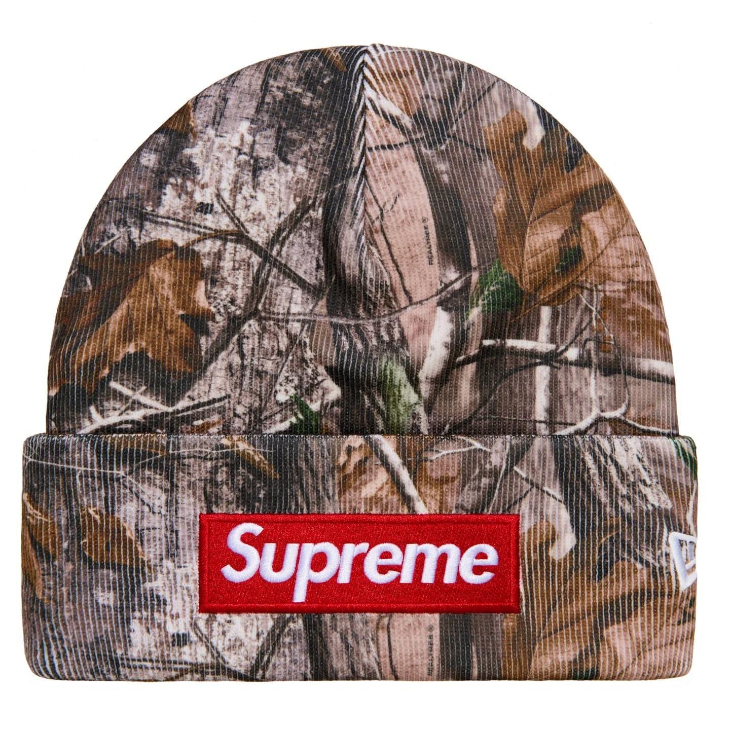 Supreme New Era Box Logo Beanie (25FW) Realtree AP Camo One-Size