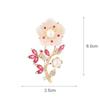 Senior Brooches Flower Leaf Brooch Pins for Women Suit Pendant  Fashion Brooches Jewelry