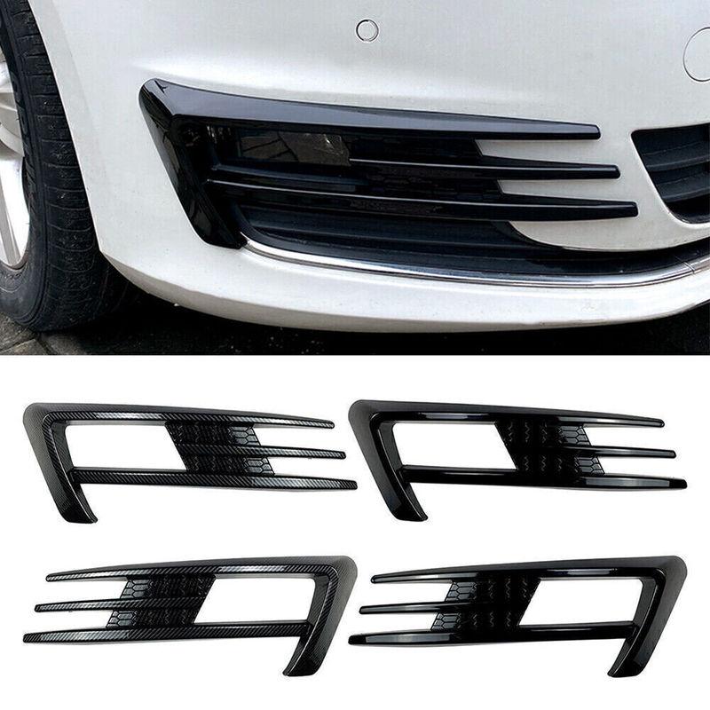 For VW Golf 7 MK7 Golf 7 Pre-facelift Front Bumper Lip Spoiler Car Bumper Fog Lamp Grille Cover Trim Body Kit 2012-2017 Tuning