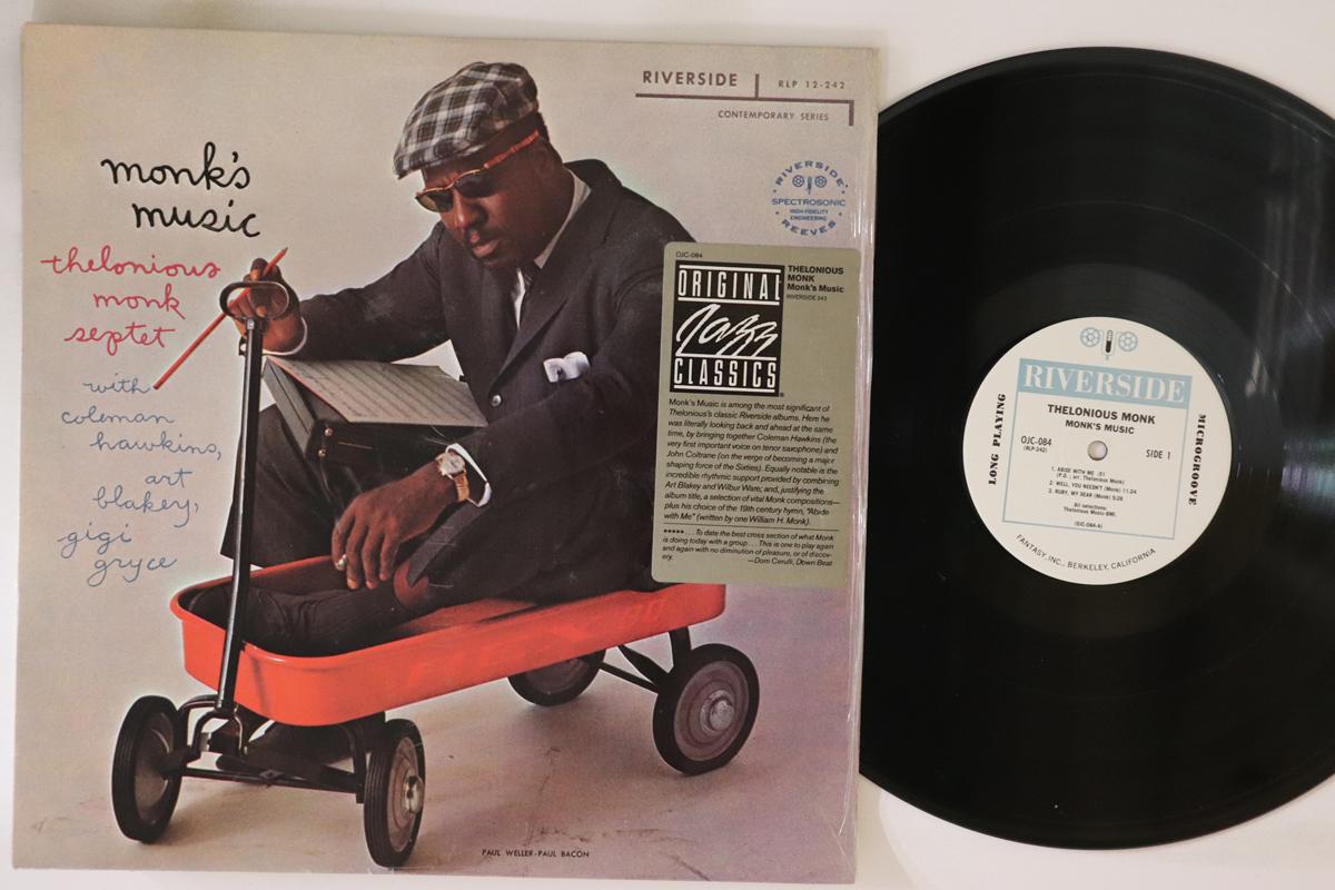 

LP Record THELONIOUS MONK SEPTET - Monk s Music OJC084 RIVERSIDE 1983 US Jazz Used
