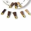 20Pcs/Lot 35mm Leather Tassel for Keychain Straps Jewelry Fiber Fringe Suede Tassel DIY Key Chain Pendants Jewelry Accessories