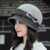 WTEMPO Winter Hats for Women Lined with Fleece Warm Knitted Woolen Autumn Winter Thickened Hats Cold-proof Elderly Mothers