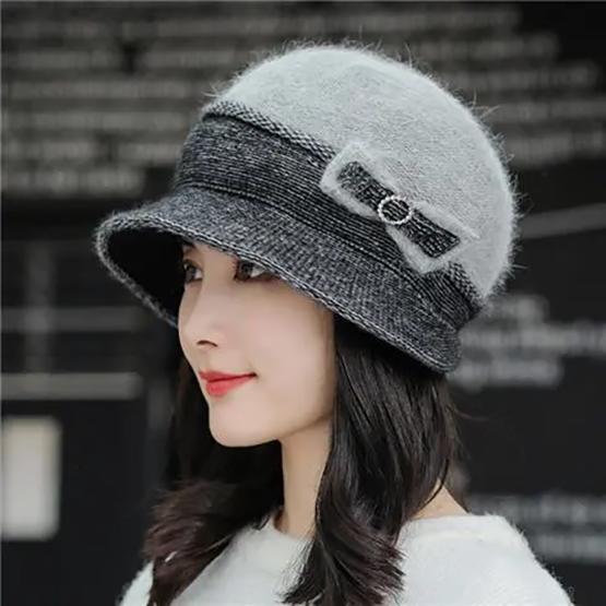 WTEMPO Winter Hats for Women Lined with Fleece Warm Knitted Woolen Autumn Winter Thickened Hats Cold-proof Elderly Mothers
