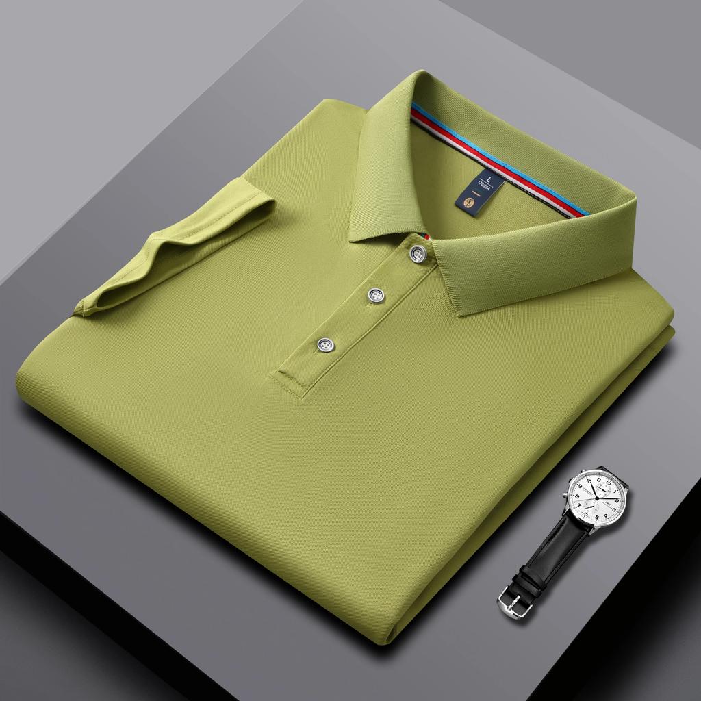 Men's and Women's Polo Shirts Summer New Work Lapel T-shirts Business High-quality UV Protection Brand Short Sleeves