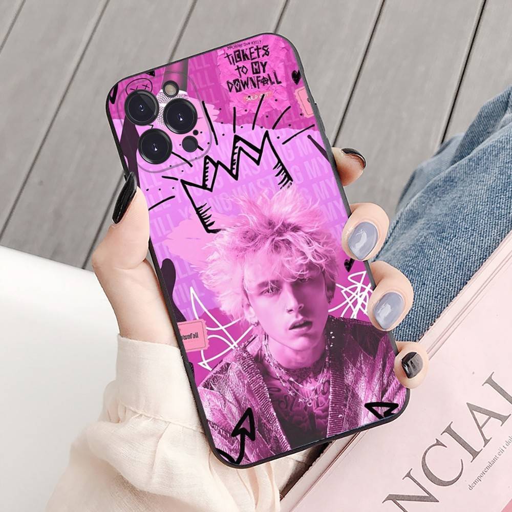 MGK M-Machine Gun Kelly Phone Case For IPhone 16 15 8 7 6 6S Plus X SE XR XS 14 11 12 13 Mini Pro Max Mobile Case