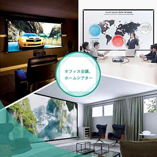 Projektionsleinwand Glasfaser-Leinwand Für den Innen- und Außenbereich Bis zu 80 Zoll Betrachtungswinkelbehandlung Leicht zu reinigen (Glasmaterial) Wandmontage 169