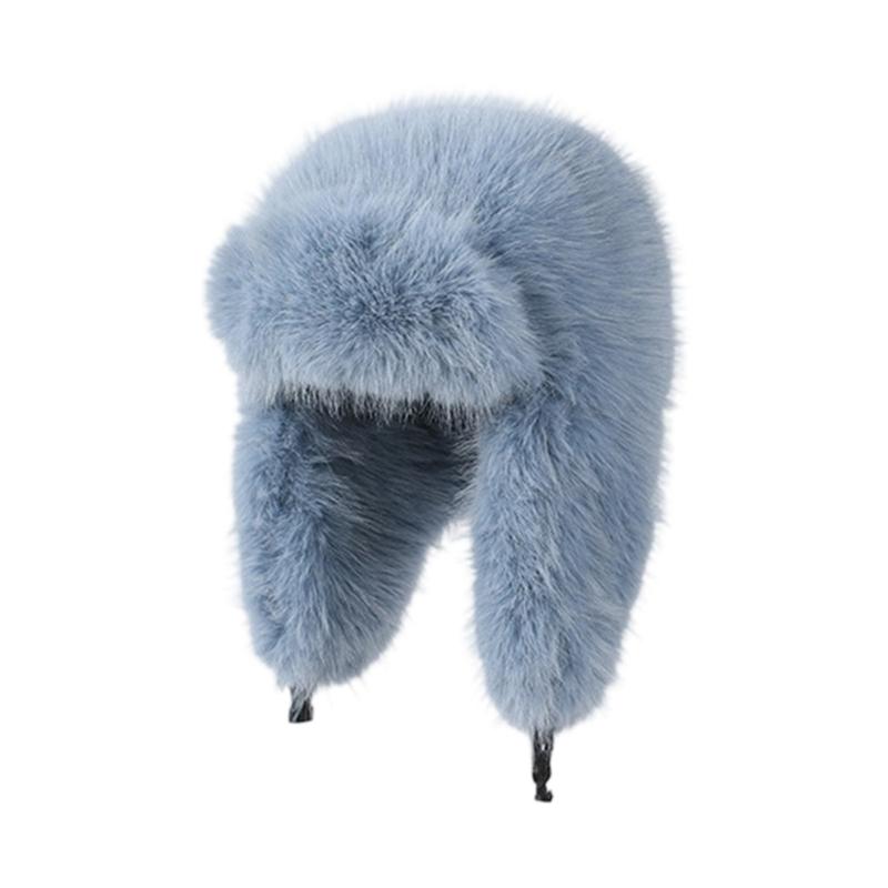 Plush Ear Flap Hat Featuring Thick Insulation for Extreme Cold Protection Lightweight Design Ideal Gift