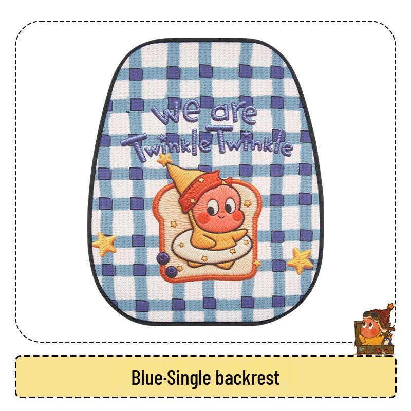 Cute Female Cartoon Car Seat Cushion for Xiaopeng MONA M03/P7/G6/G7/G3 - All Seasons