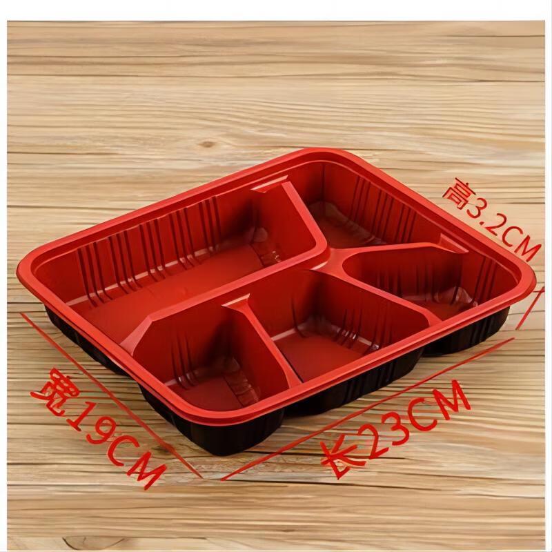 Disposable 5-Compartment Meal Prep Containers