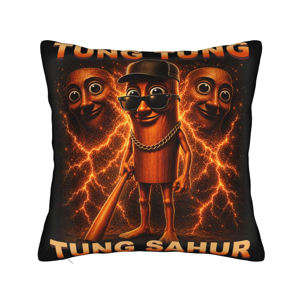 Pillow Cover USA 250 Anniversary Tung Sahur John Pork AI Baby 4th July Funny Pillow Case For Sofa Home Decoration Pillowcases