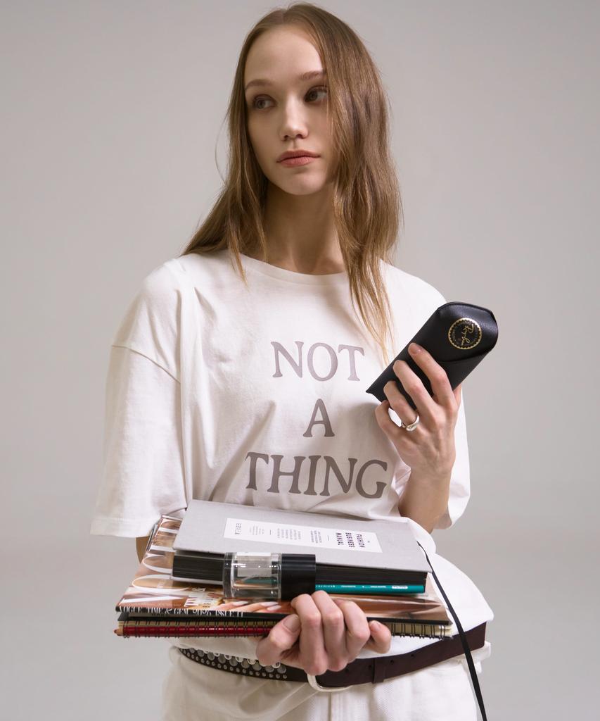 SSIN AND LEE Not A Thing Pinched T-Shirt White