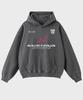 Sp Block Pigment Oversized Hoodie Charcoal