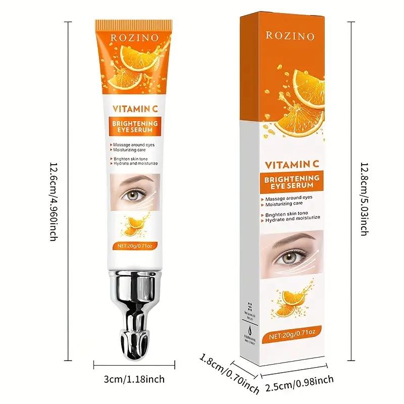 Vitamin C Eye Cream with Firming  Lifting Effect Moisturizing Under Eye Treatment for Dark Circles  Fine Lines Professional Eye Care 20g