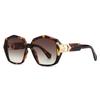 Cross-Border Export Latest Modern Retro Garden Frame Sunglasses Ins Style Stt Shooting Polygon Lh278 Premium Quality Comfortable Daily Wear