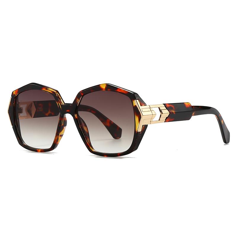 Cross-Border Export New Modern Retro Garden Frame Sunglasses Ins Style Street Shooting Polygon Lh278