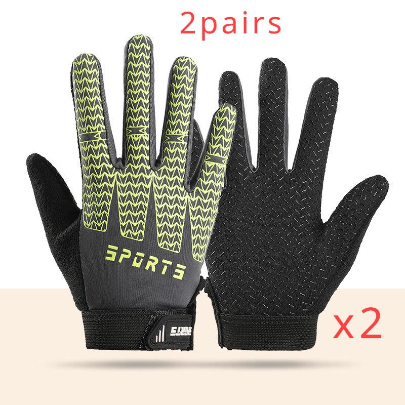 

Children s Outdoor Sports Cycling Gloves Long Finger Spring and Autumn Non-slip Wear-resistant Mittens for Boys and Girls