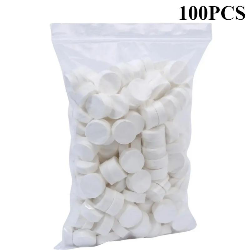 25/50/100PCS Disposable Compressed Towelettes Soft Mini Towel Tablets Tissue Wipes Napkin Portable Magic Towel For OutdoorTravel