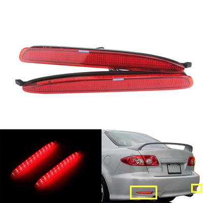 Car LED Rear Bumper Reflector Light Lamp for 02-07 Mazda 6 Atenza GG GY Mazda6 Tail Brake Stop Lights Assembly