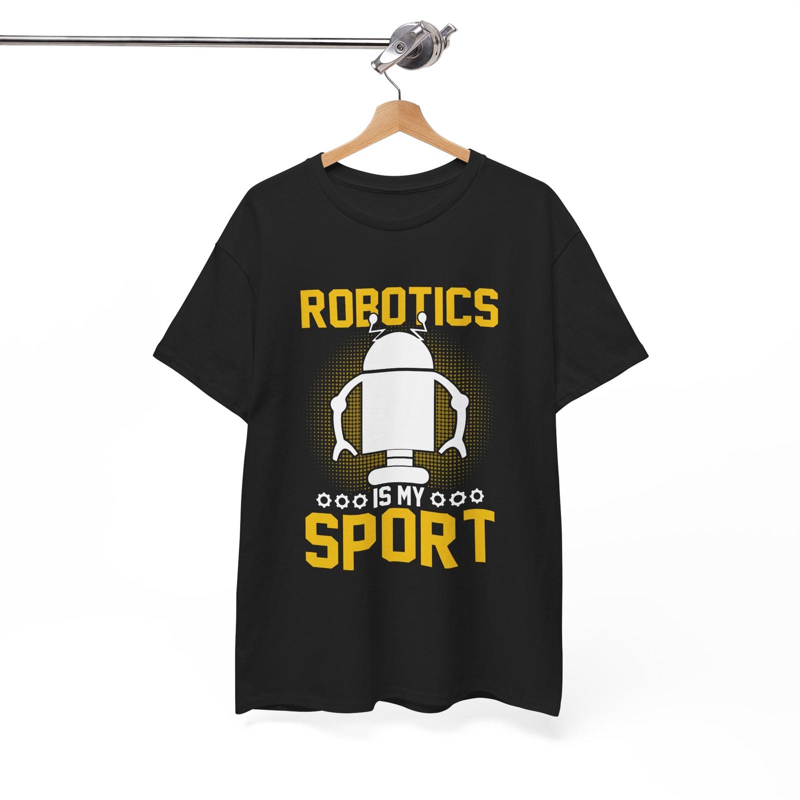 Винтажная футболка с роботом | Классическая ретро научно-фантастическая футболка | Крутой наряд с робототехникой 4XL