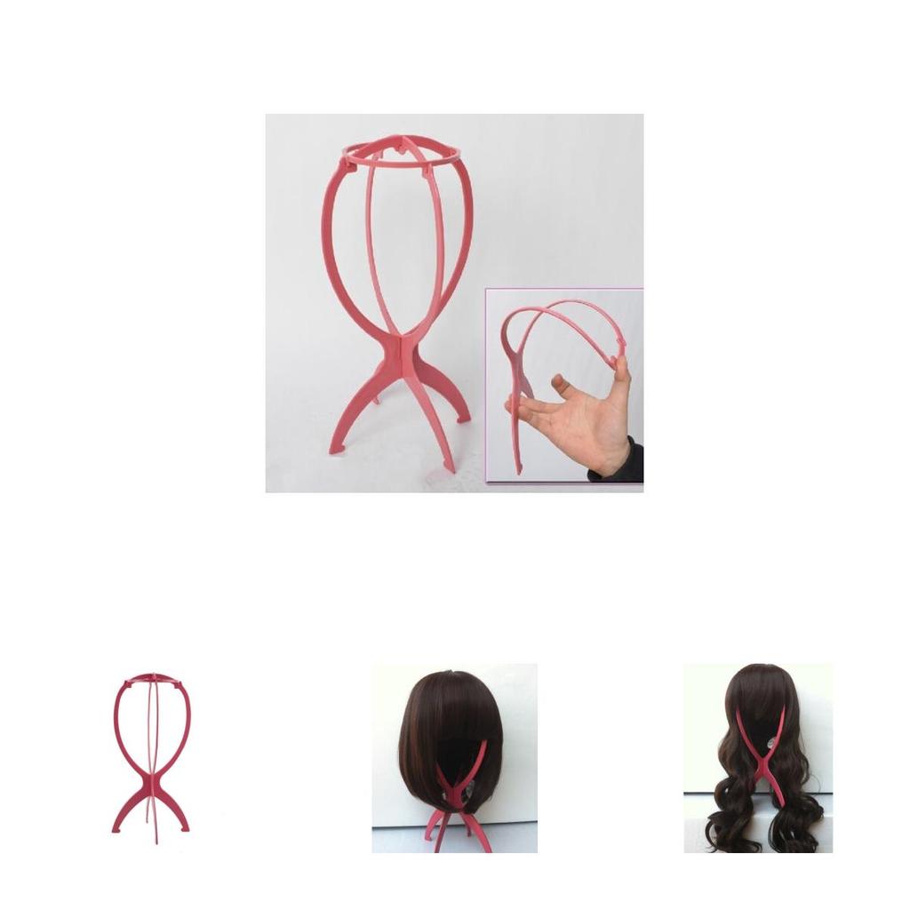 Premium Quality Useful Plastic Durable Wig Dryer With Stable Folding Hair Cap Holder Stand
